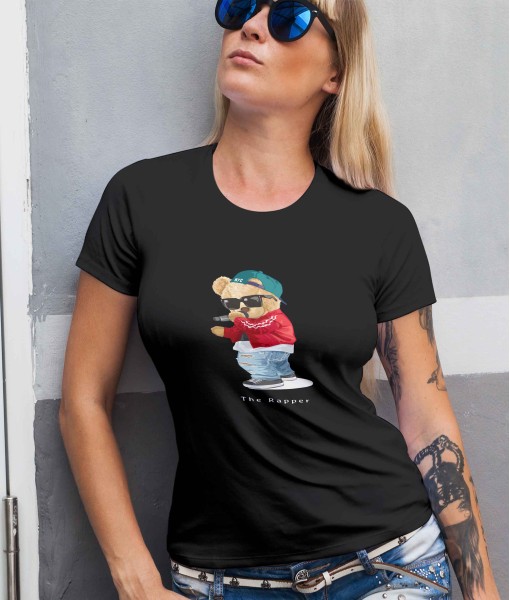 Дамска тениска с щампа Мечета The Rapper